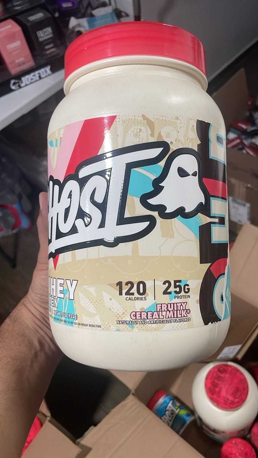 GHOST Whey proteín fruity cereal milk