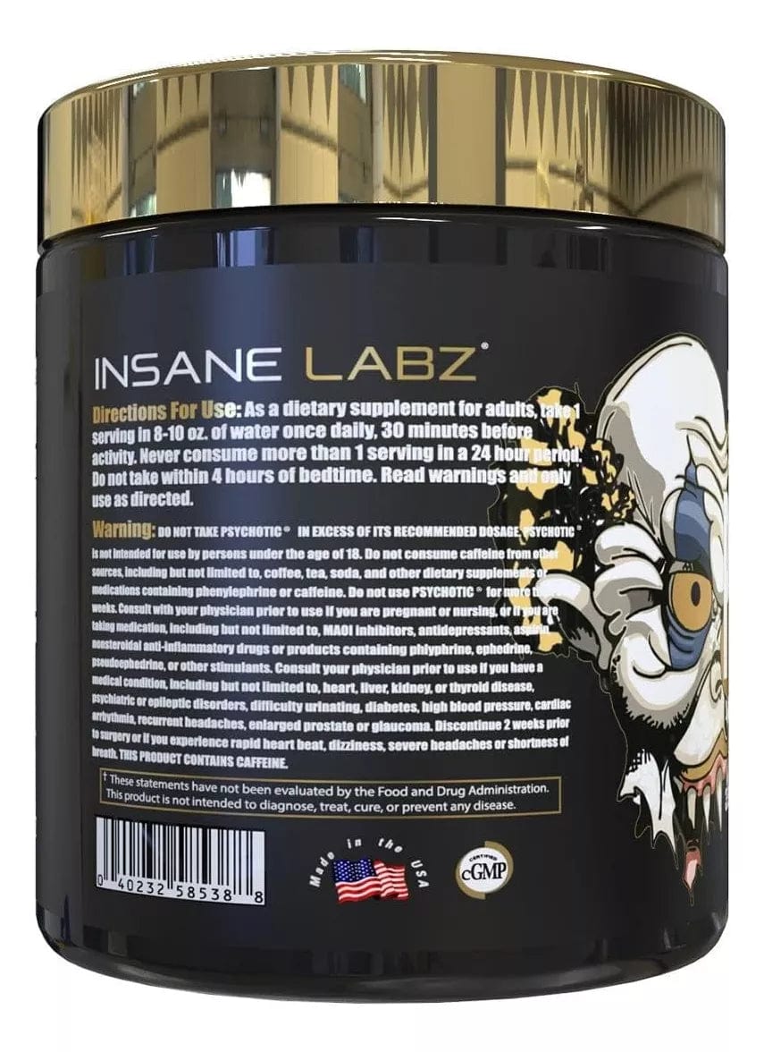 PSYCHOTIC Gold pre-entreno 35 servicios