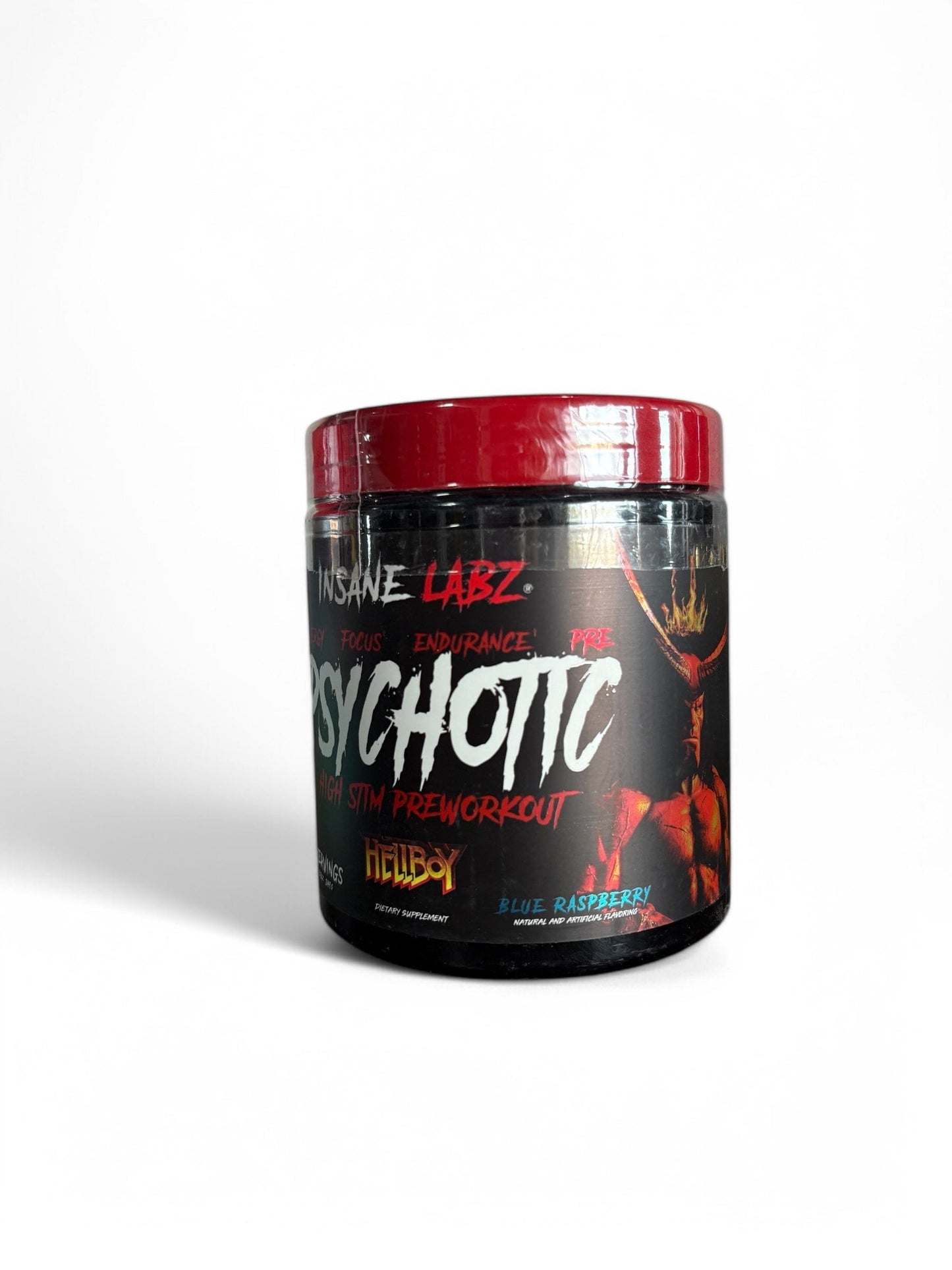 Psychotic pre-workout Hellboy blue raspberry 040232228858