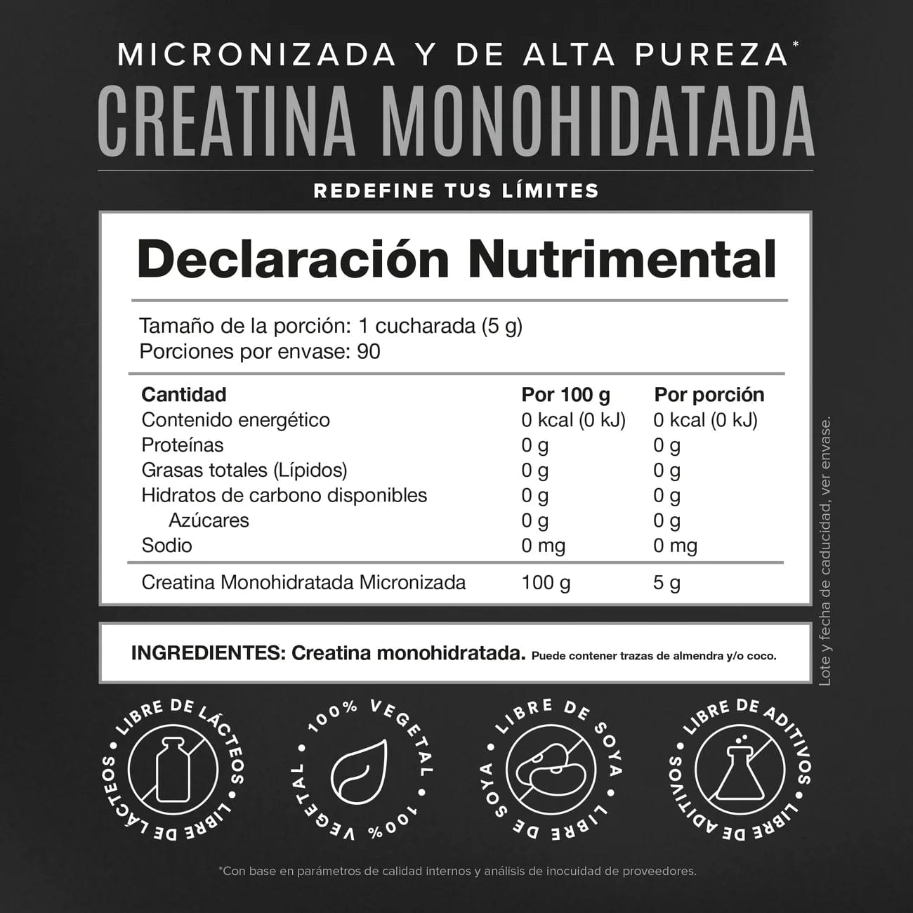 Birdman Creatina Monohidratada En Polvo 450g Sabor Natural 7503025737355