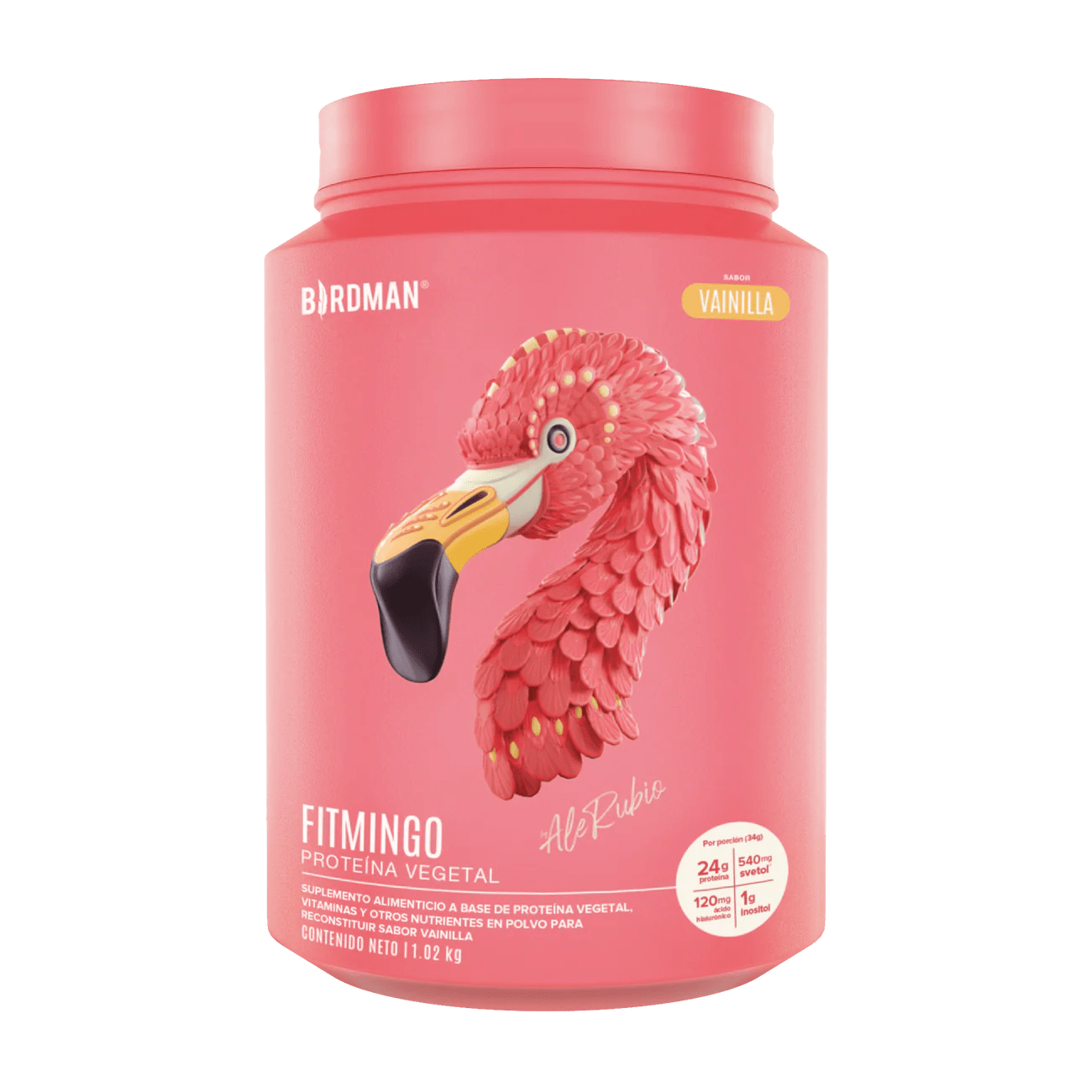 BIRDMAN Fitmingo Proteína Vegetal 1.02 kg Vainilla 7503037273407