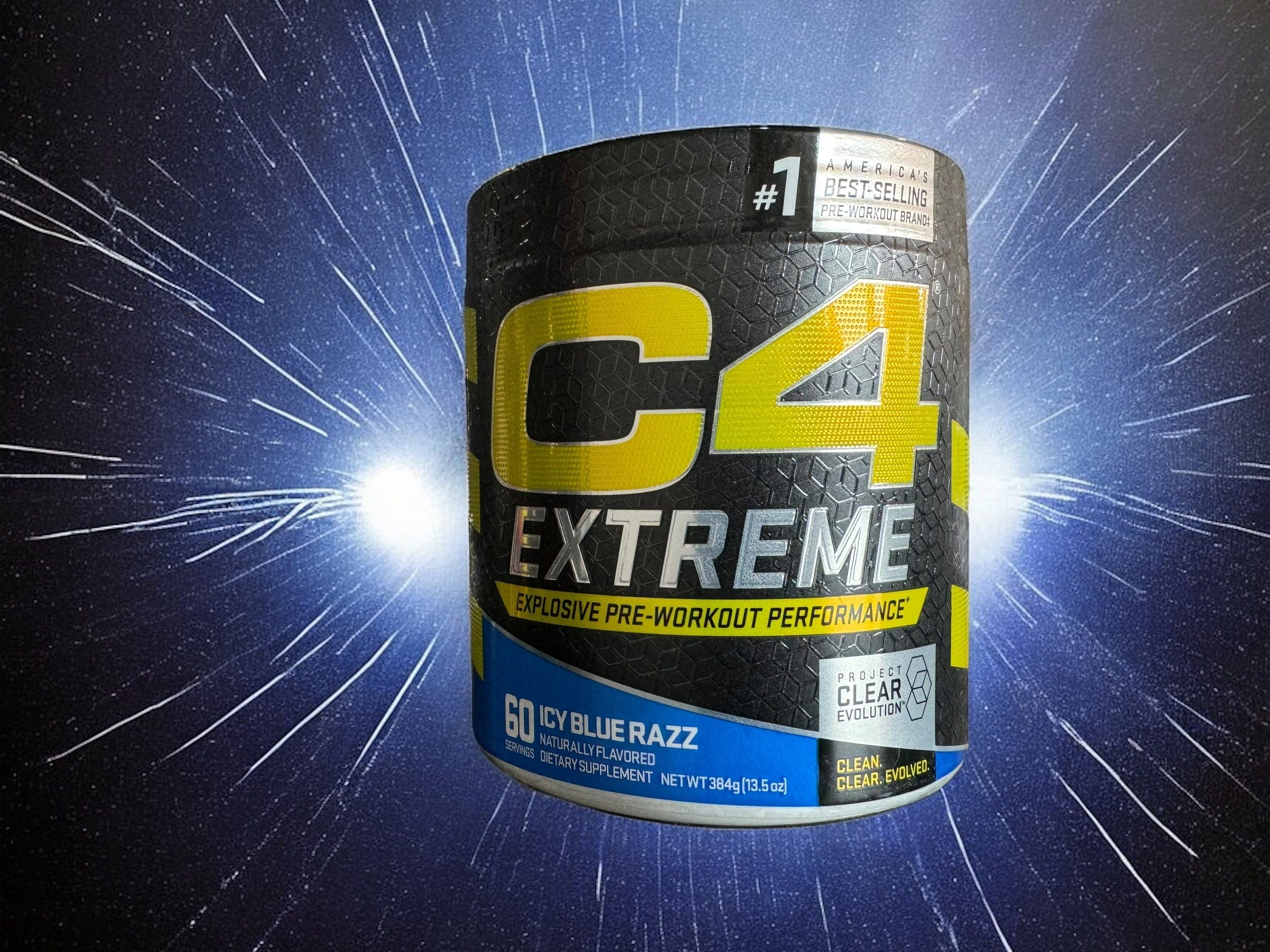 C4 EXTREME pre-entreno 60 servicios sabor ICY BLUE RAZZ 842595112221