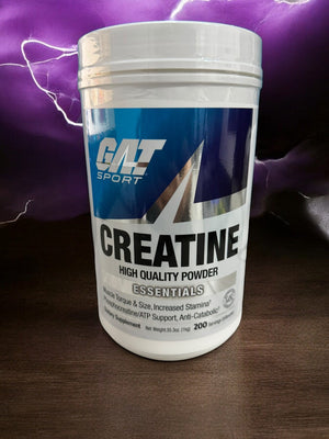 GAT Sport Creatine High Quality Powder 1kg 200 Servicios 816170025435