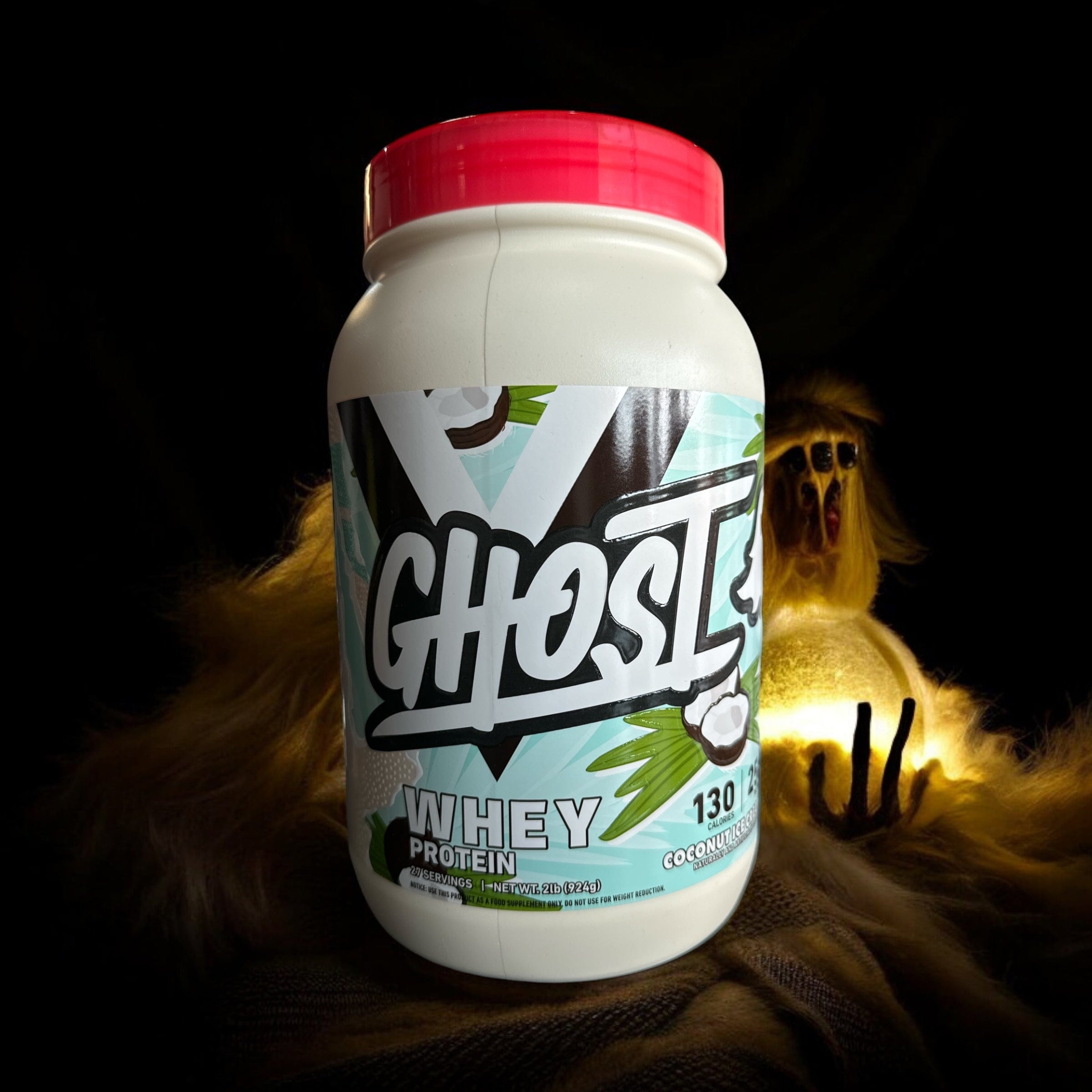 GHOST proteina de suero (whey) 27 servicios sabor Coconut Ice Cream 850001610445