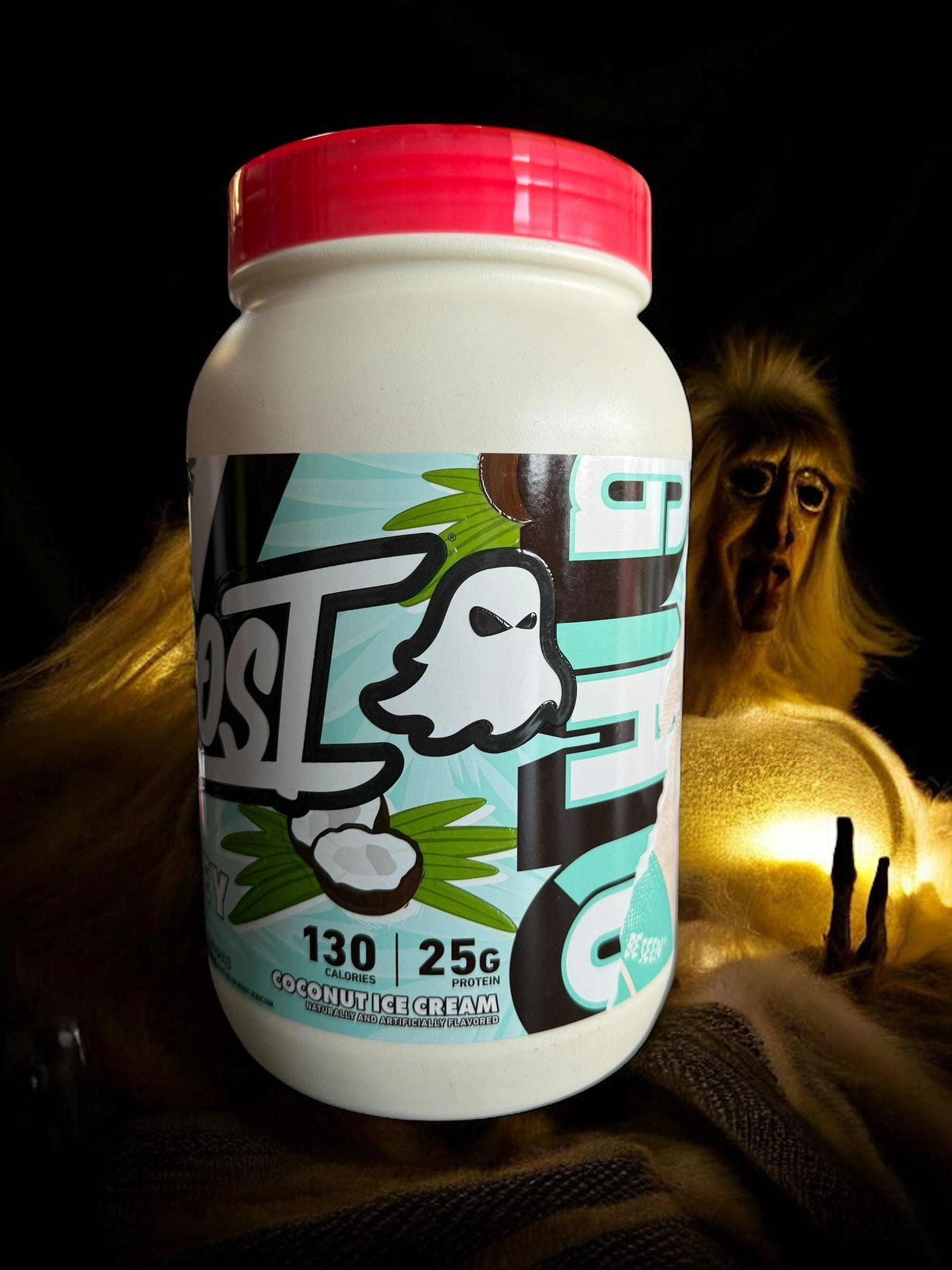 GHOST proteina de suero (whey) 27 servicios sabor Coconut Ice Cream 850001610445