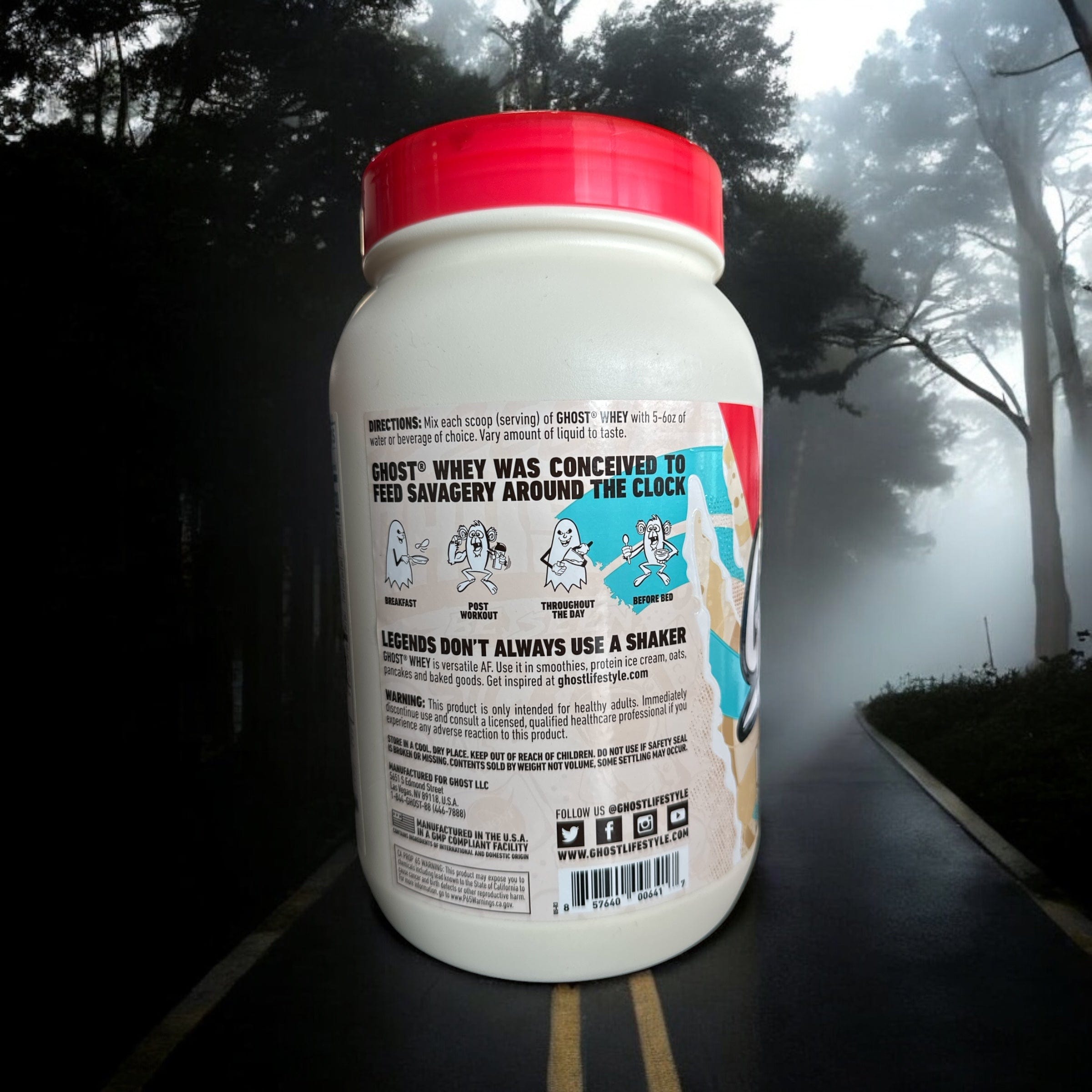 GHOST proteina de suero (whey) 28 servicios sabor Fruity Cereal Milk 857640006417