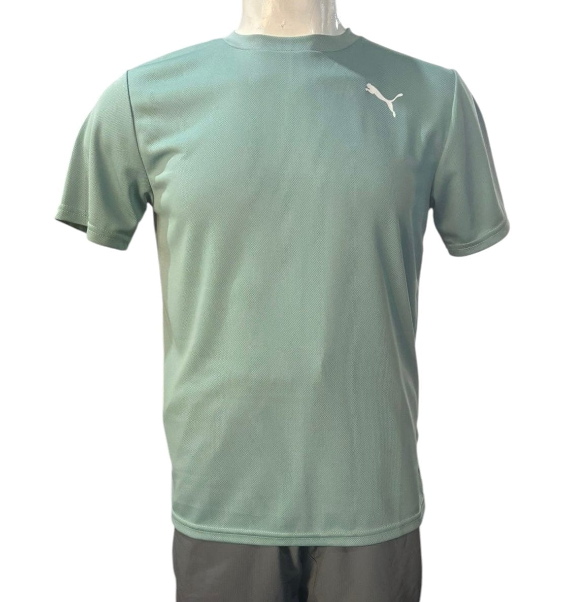 PUMA Playera Running para hombre Verde pistache / S