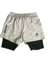 Short 2 en 1 para hombre (adidas) M