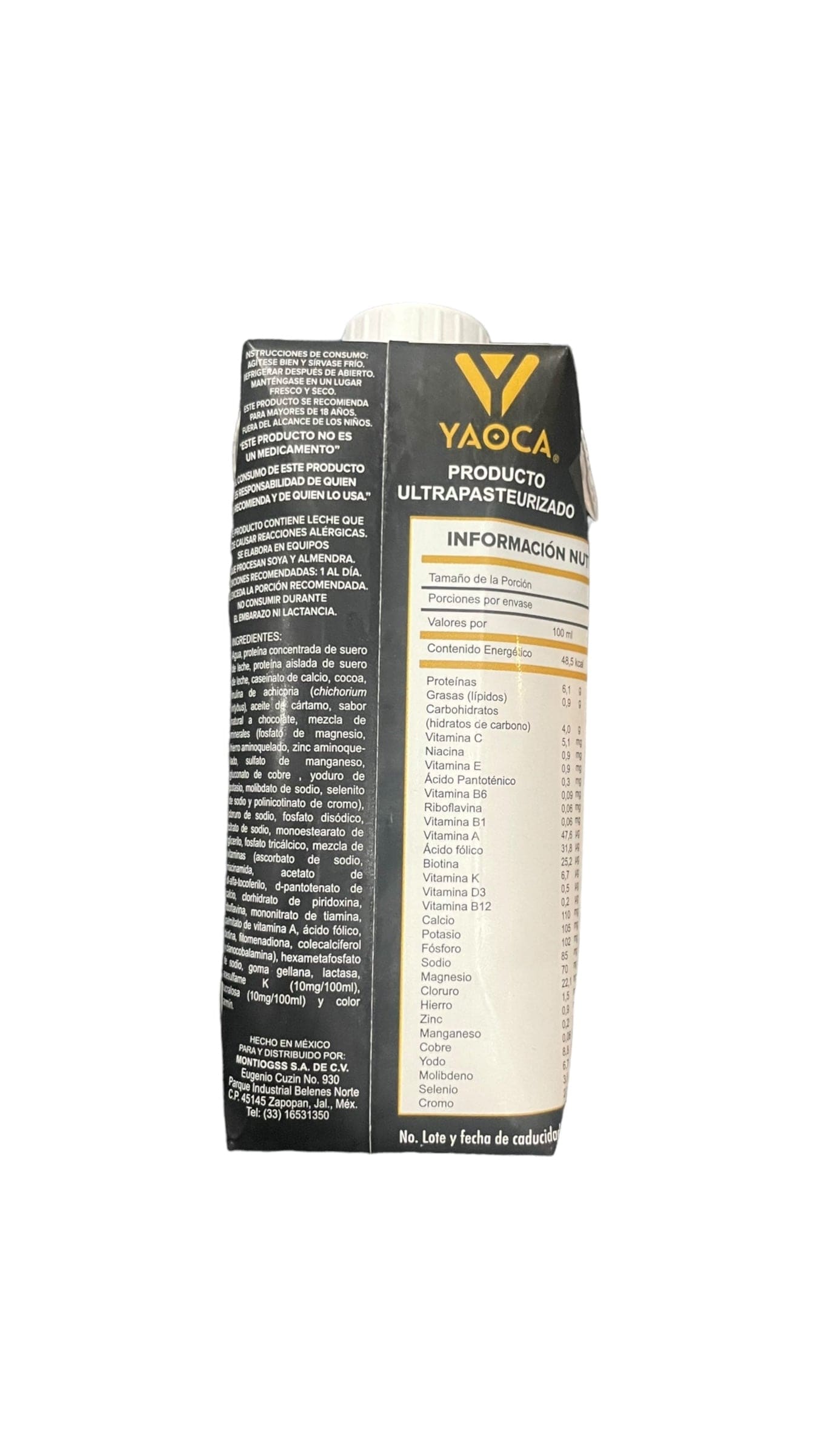 YAOCA Whey Protein Chocolate 330ml 7503031994919